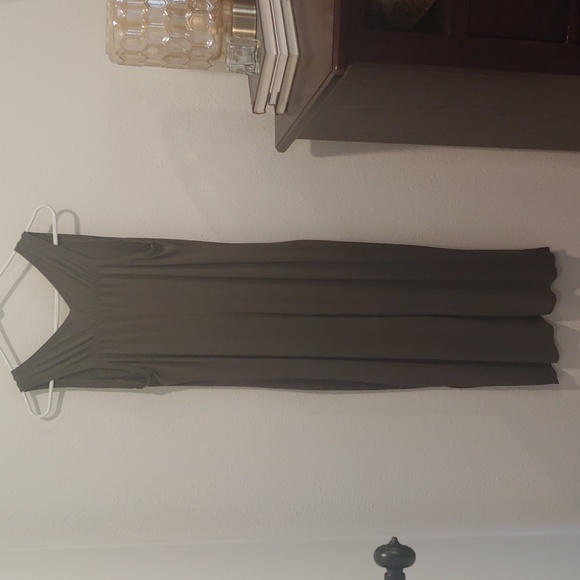 Dip Brand Olive Green Sleeveless Dress size medium - Picture 5 of 6